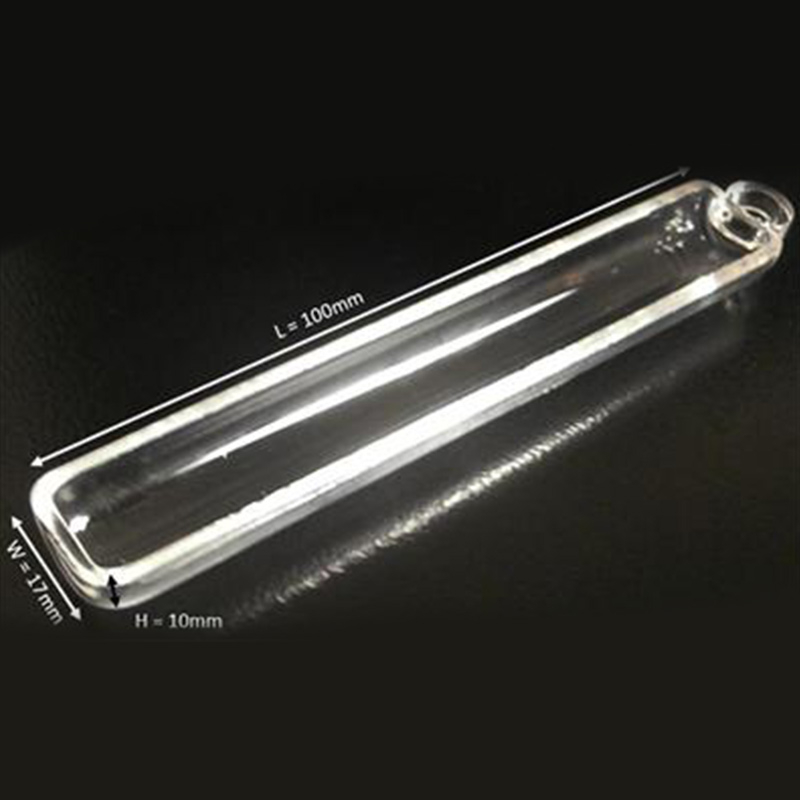 Quartz Boat 100 mm L x 17 mm W x 10 mm H for cvd